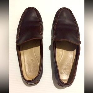 Frye Shoes Lewis Venetian Brown Leather  Driving Loafer Moccasins Men’s Sz 8.5M